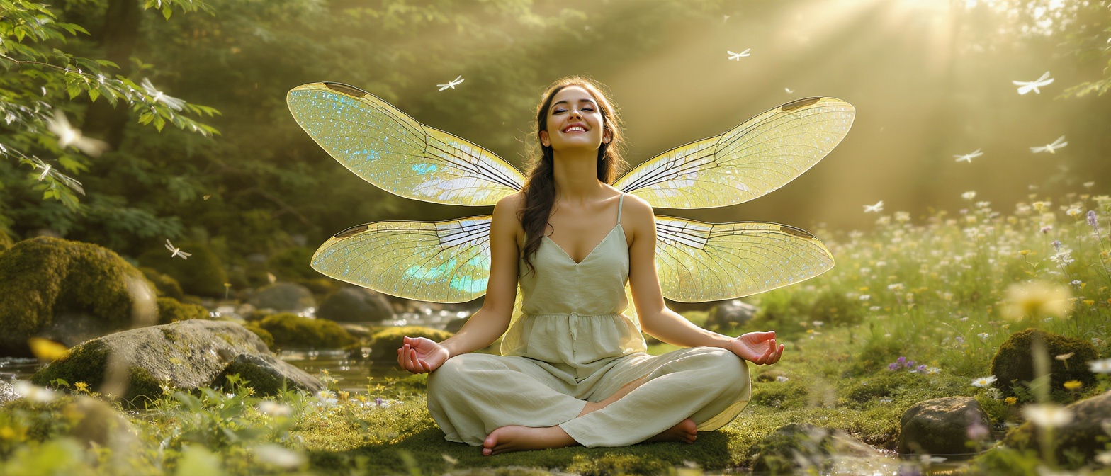 Žena v klidu se svým tělem